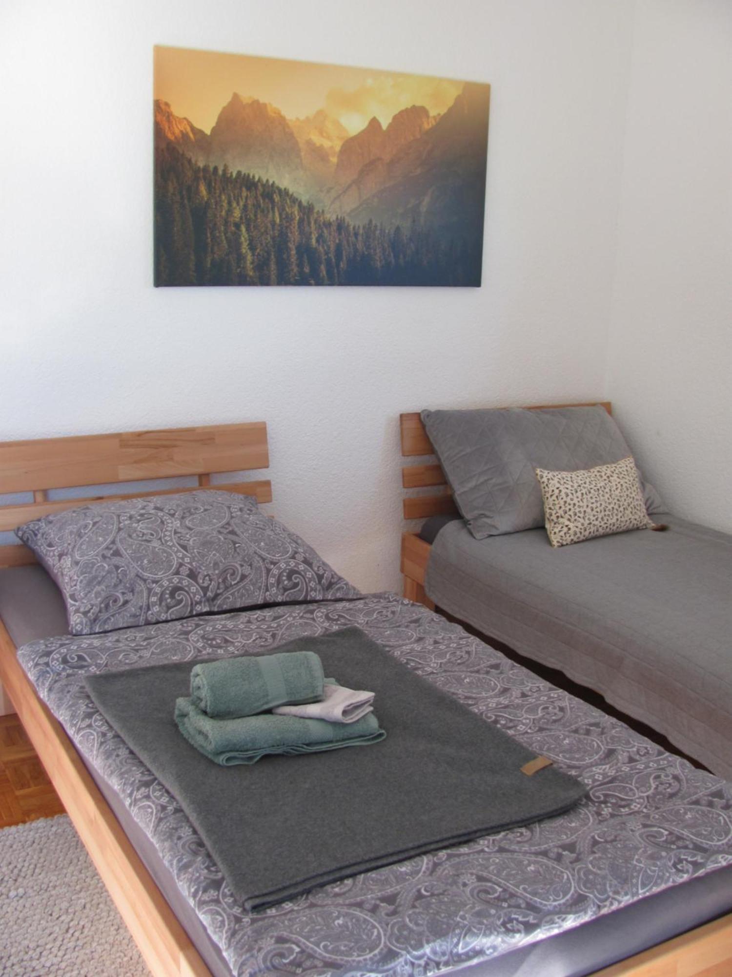 #1Gemuetliches Ruhiges Sonniges Balkonzimmer Mit Gemeinschaftsbad W-Lan Airport Nah Late Night Check In Haus Nr 9,5 Trunkelsberg Bagian luar foto